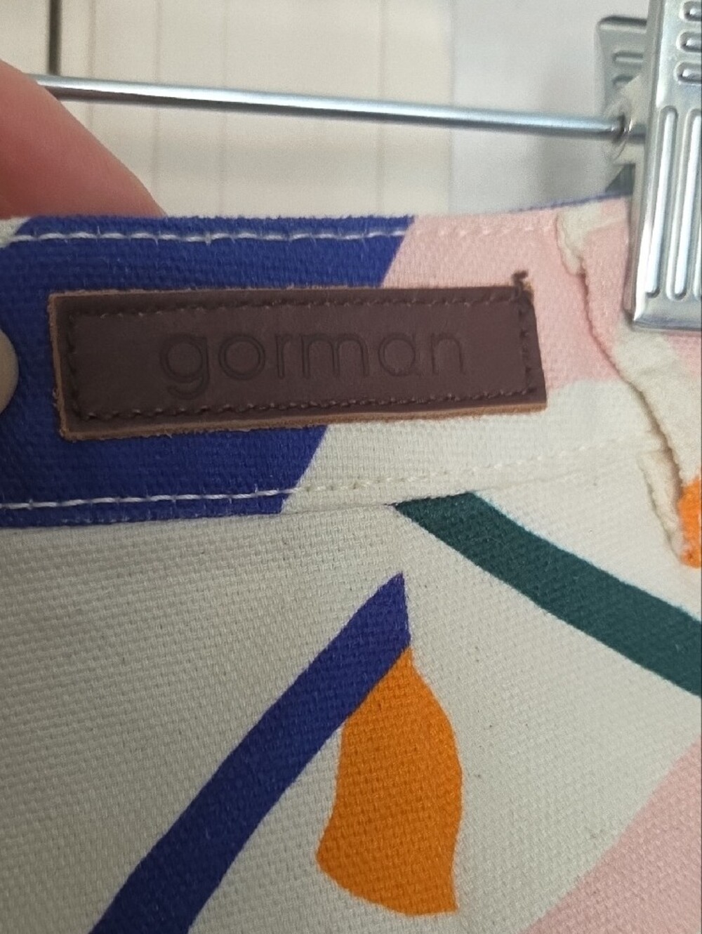 Gorman Abstract Print Wide-Leg Pants - Multicolor Size 8 - Picture 7 of 9
